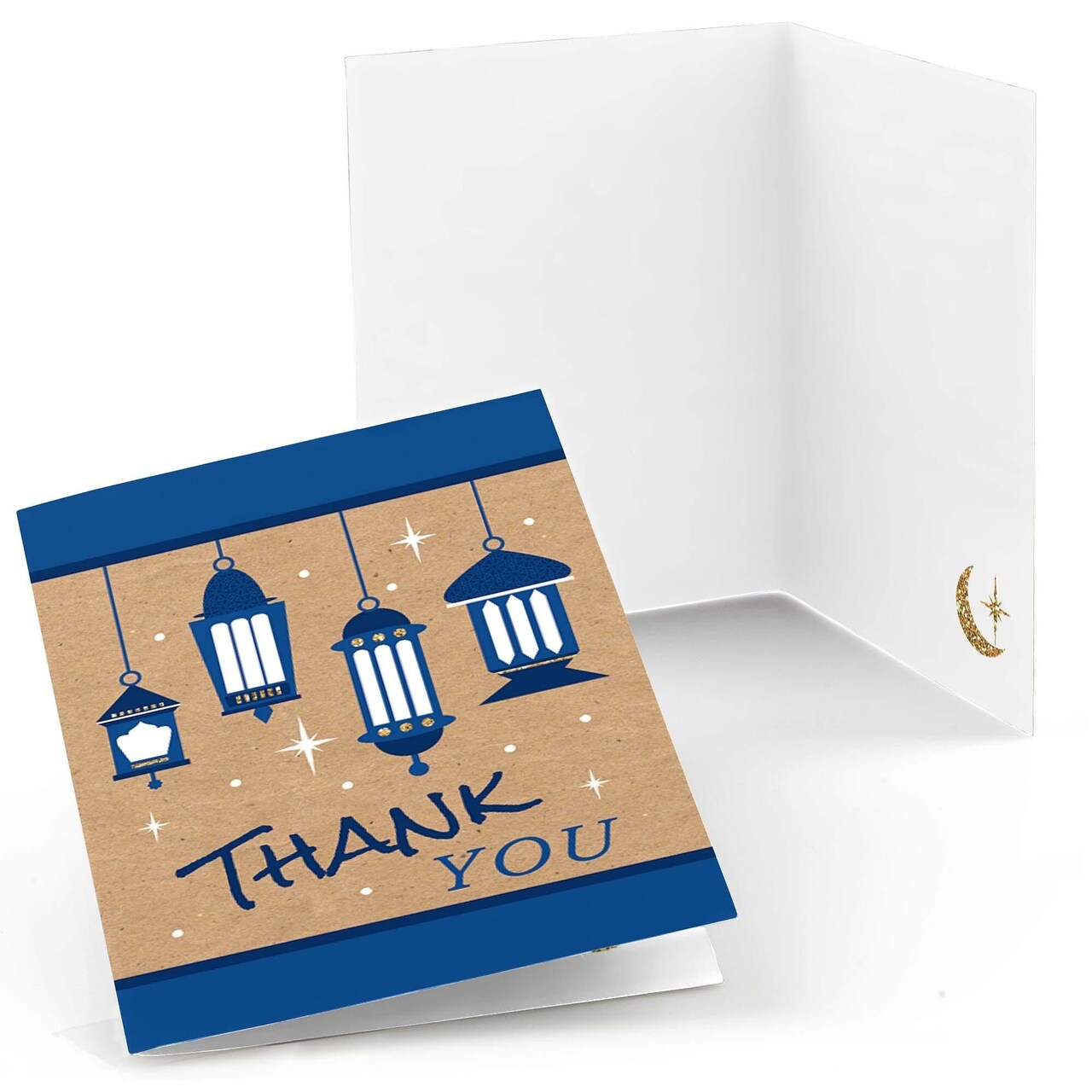 Big Dot of Happiness Ramadan - Eid Mubarak Thank You Cards (8 count)
